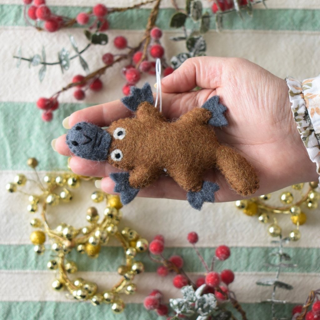 Platypus Felt Decoration - Tik Tak Design Co.