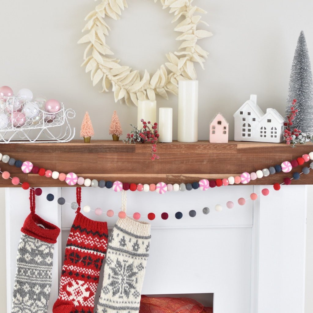 Santa Baby Felt Christmas Garlands - Tik Tak Design Co.