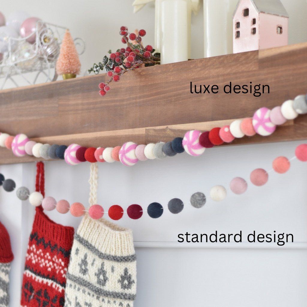 Santa Baby Felt Christmas Garlands - Tik Tak Design Co.