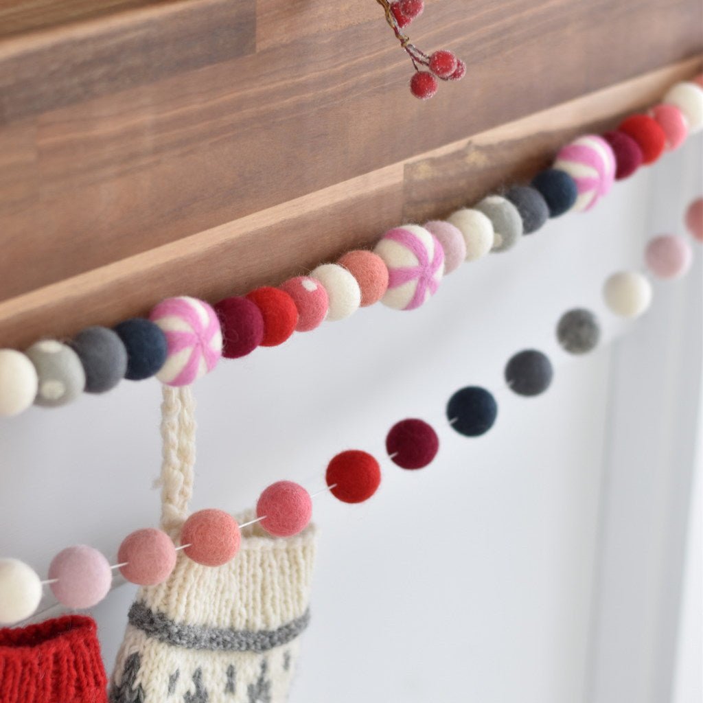 Santa Baby Felt Christmas Garlands - Tik Tak Design Co.