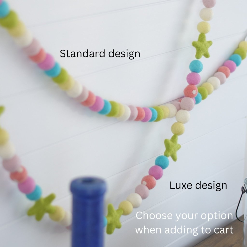 Spring Garden Felt Garlands - Tik Tak Design Co.