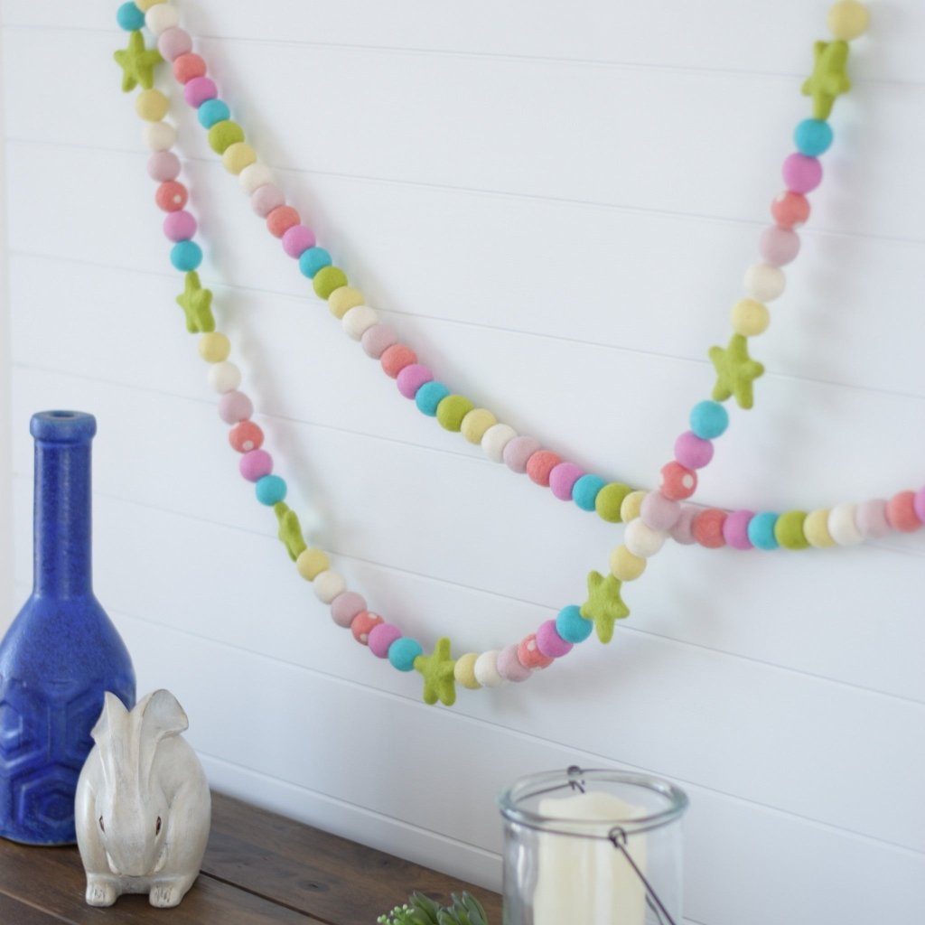 Spring Garden Felt Garlands - Tik Tak Design Co.