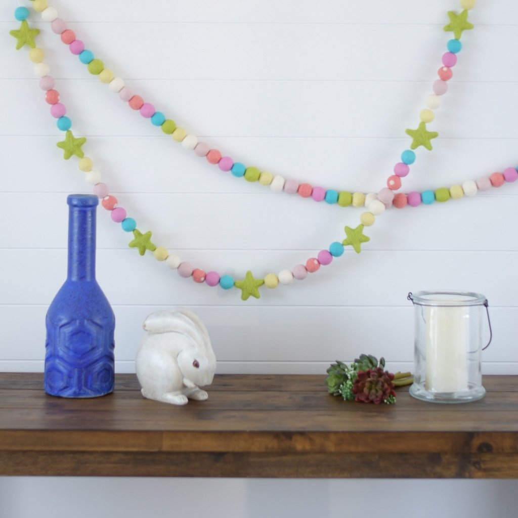 Spring Garden Felt Garlands - Tik Tak Design Co.