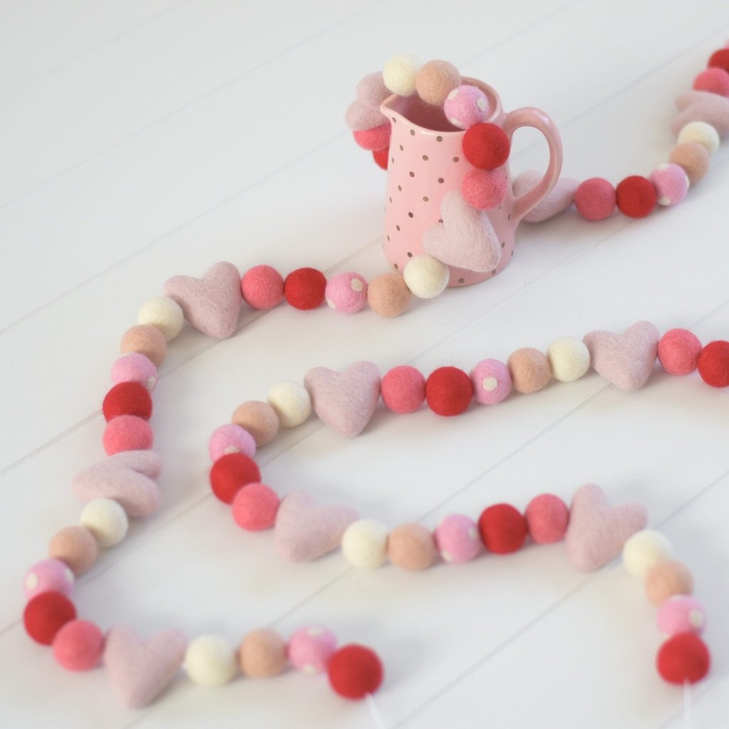 Sweet Nothings Felt Garland - Tik Tak Design Co.