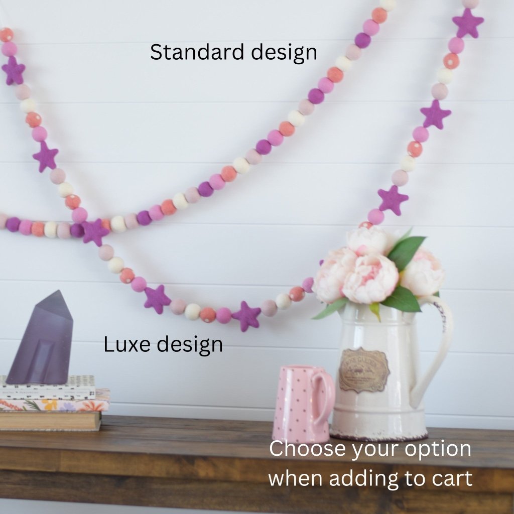 Sweet Sorbet Felt Garlands - Tik Tak Design Co.