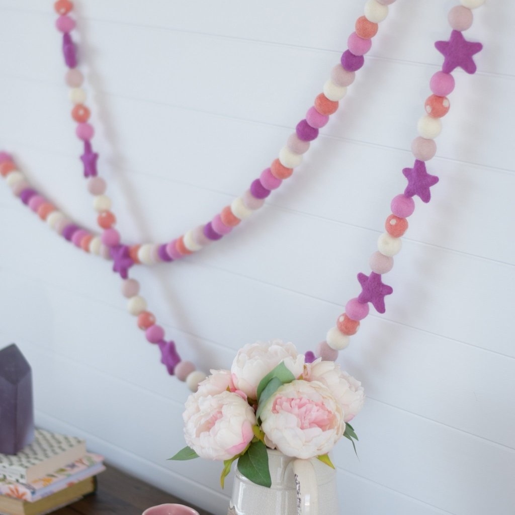 Sweet Sorbet Felt Garlands - Tik Tak Design Co.