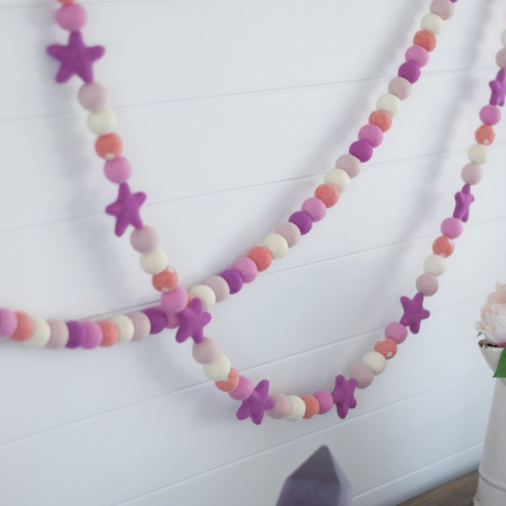 Sweet Sorbet Felt Garlands - Tik Tak Design Co.