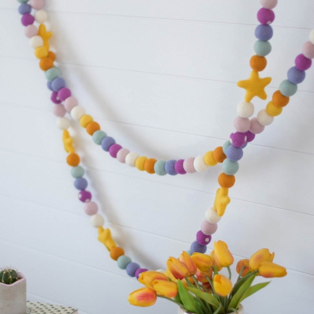 Wildflower Felt Garlands - Tik Tak Design Co.