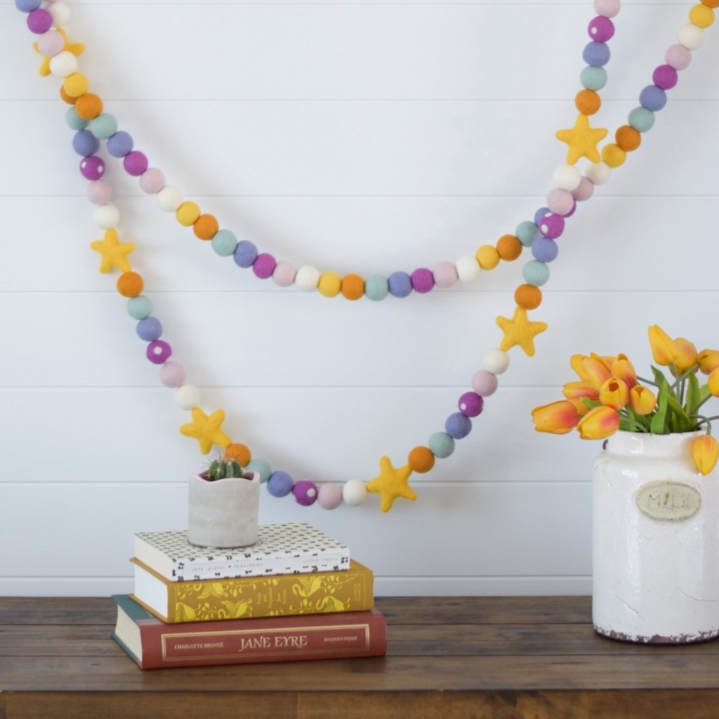 Wildflower Felt Garlands - Tik Tak Design Co.