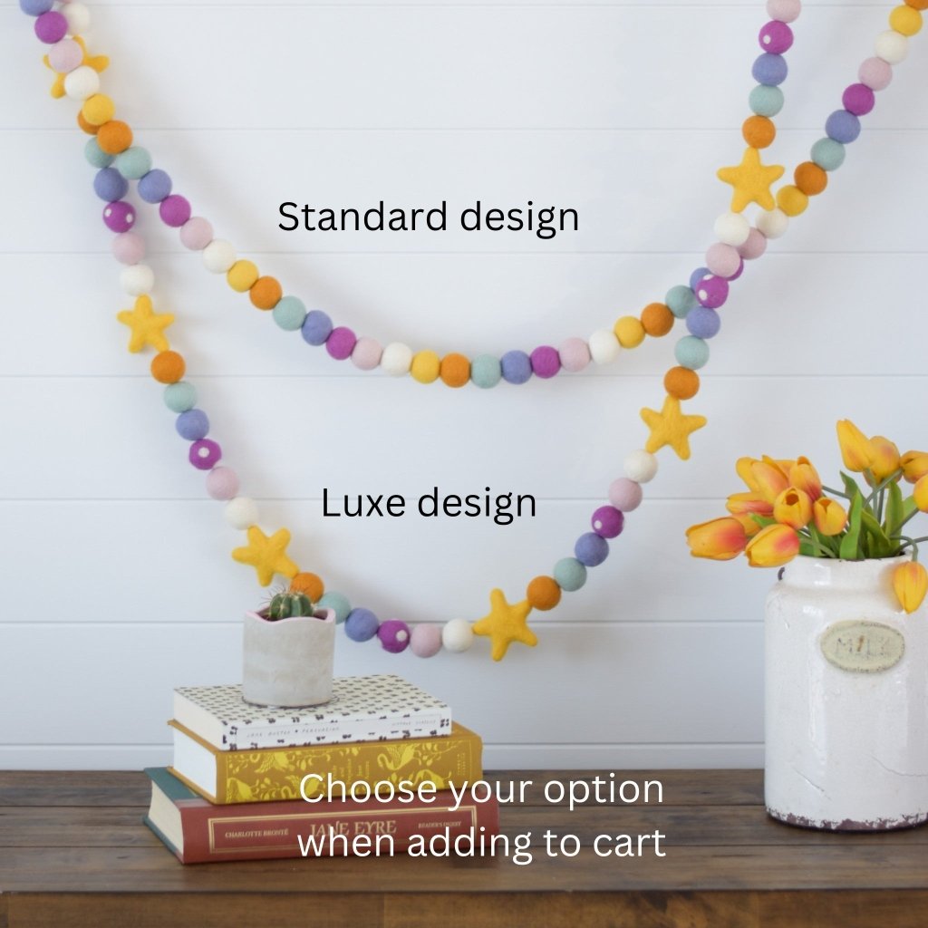 Wildflower Felt Garlands - Tik Tak Design Co.