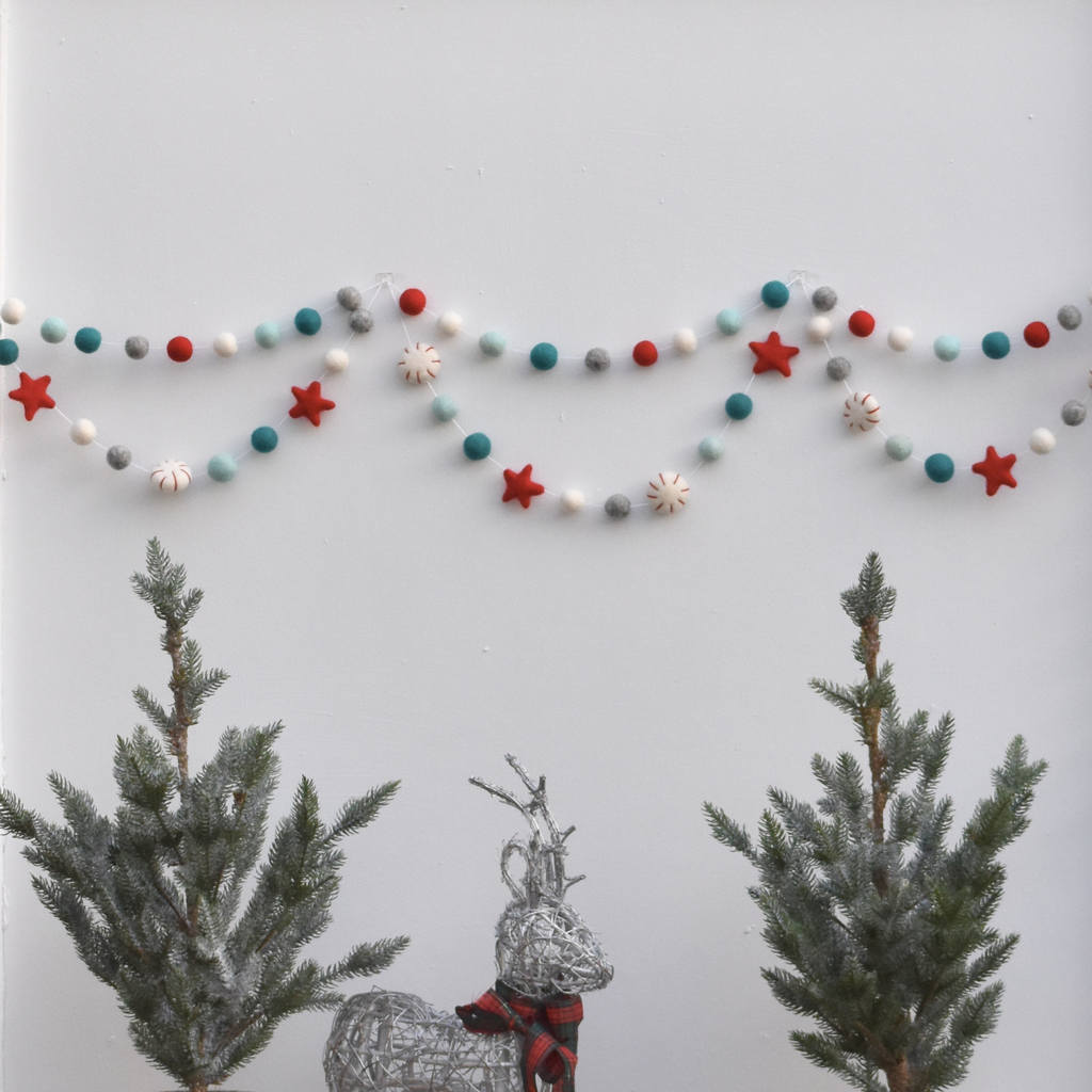 Holly Jolly Christmas Garland