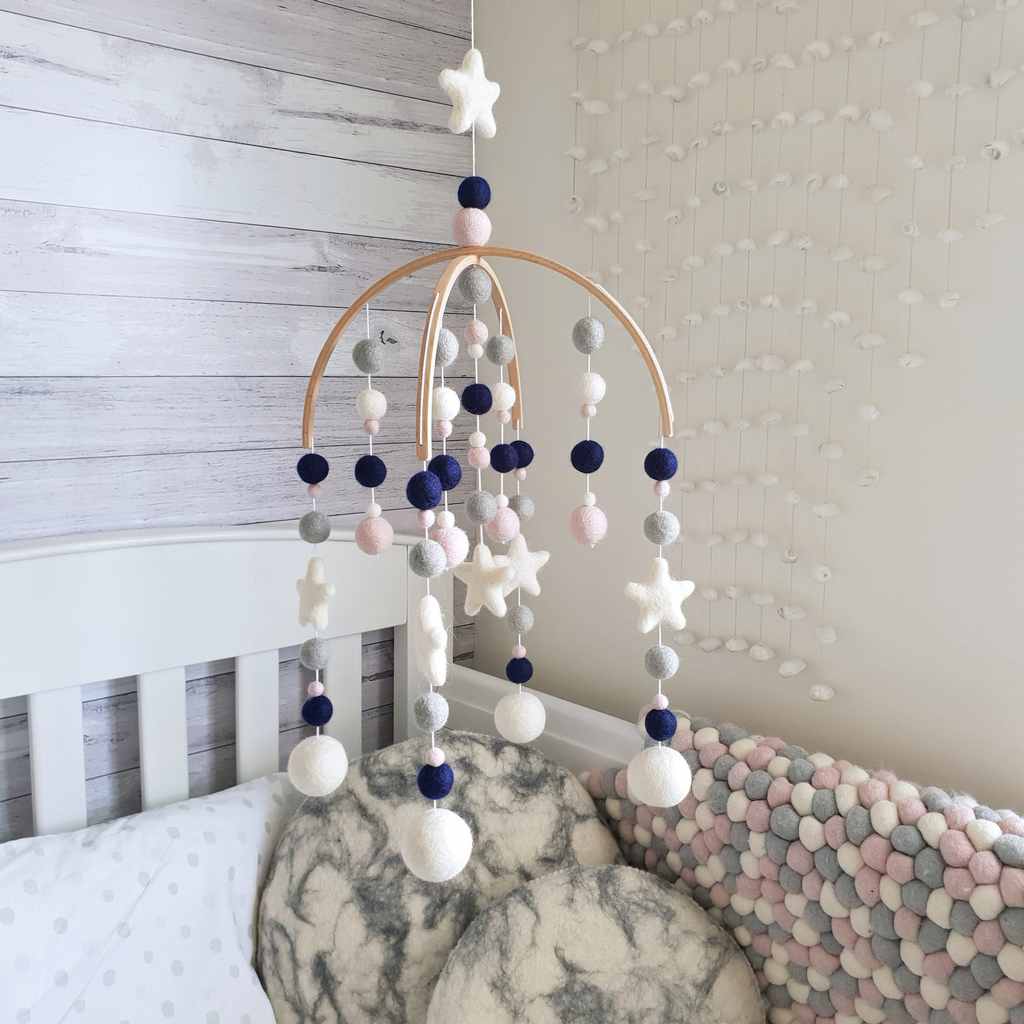 Bordeaux Baby Mobile - Tik Tak Design Co.