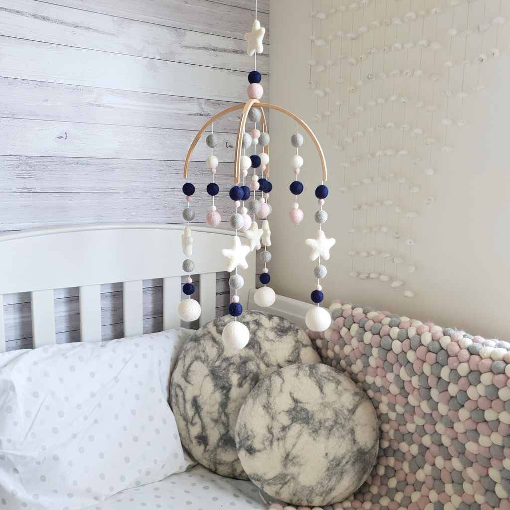 Bordeaux Baby Mobile - Tik Tak Design Co.