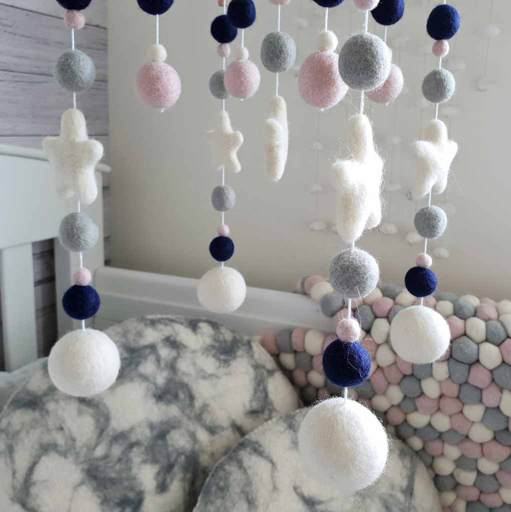 Bordeaux Baby Mobile - Tik Tak Design Co.