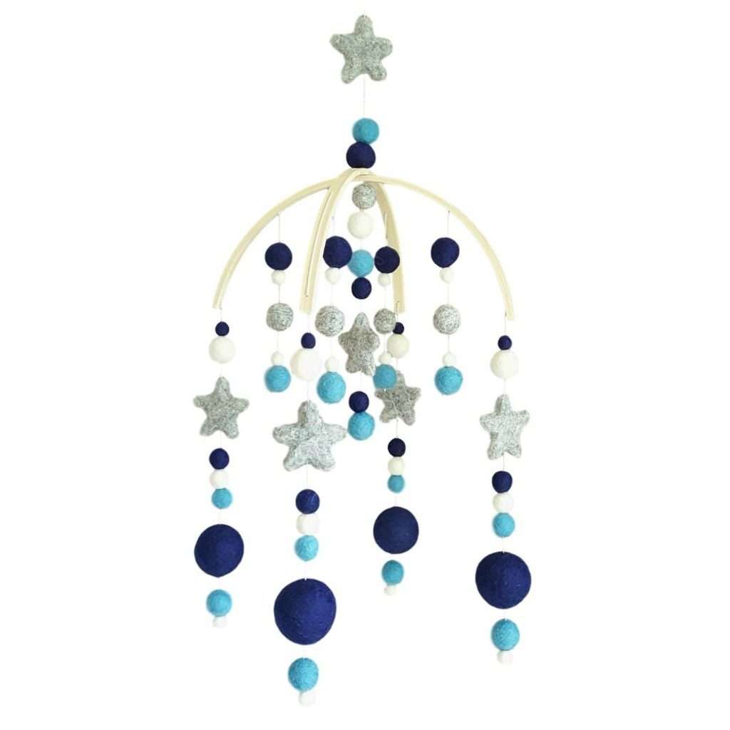 Chasing Navy Baby Mobile - Tik Tak Design Co.