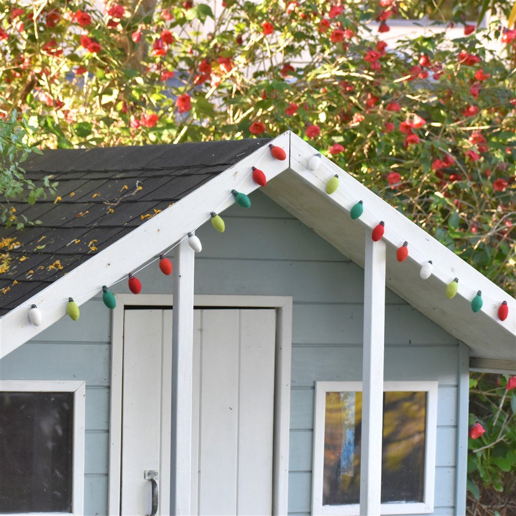 Christmas Lights Garland Traditonal - Tik Tak Design Co.