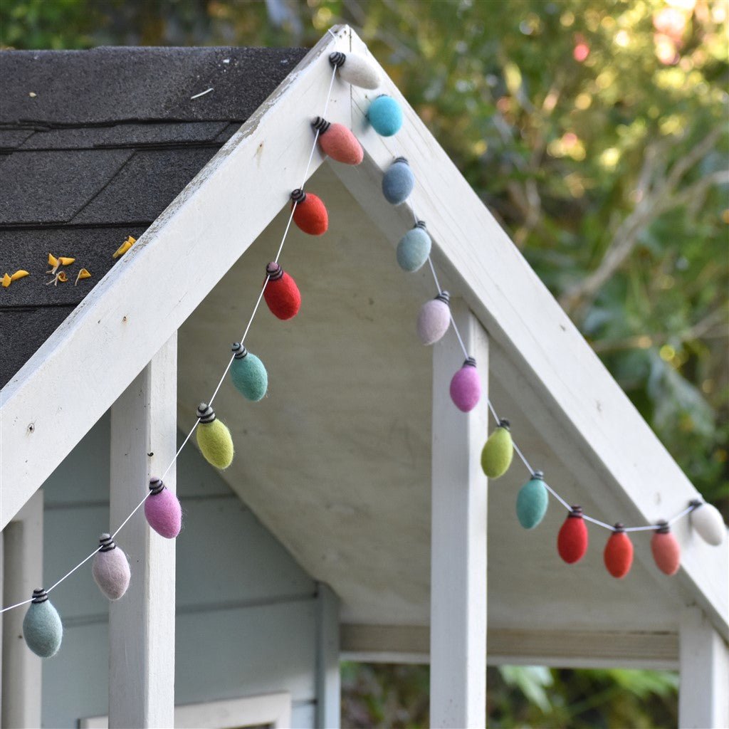 Christmas Lights Garland Vintage - Tik Tak Design Co.