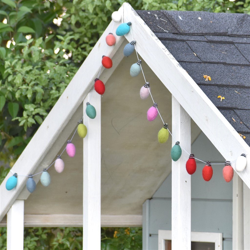 Christmas Lights Garland Vintage - Tik Tak Design Co.