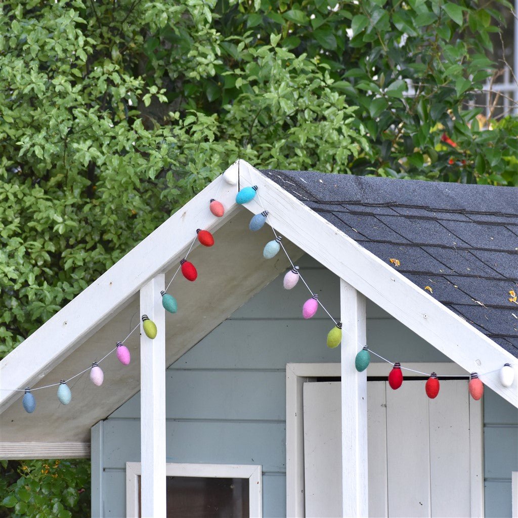 Christmas Lights Garland Vintage - Tik Tak Design Co.