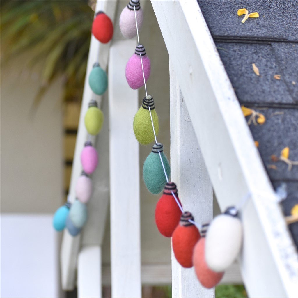 Christmas Lights Garland Vintage - Tik Tak Design Co.