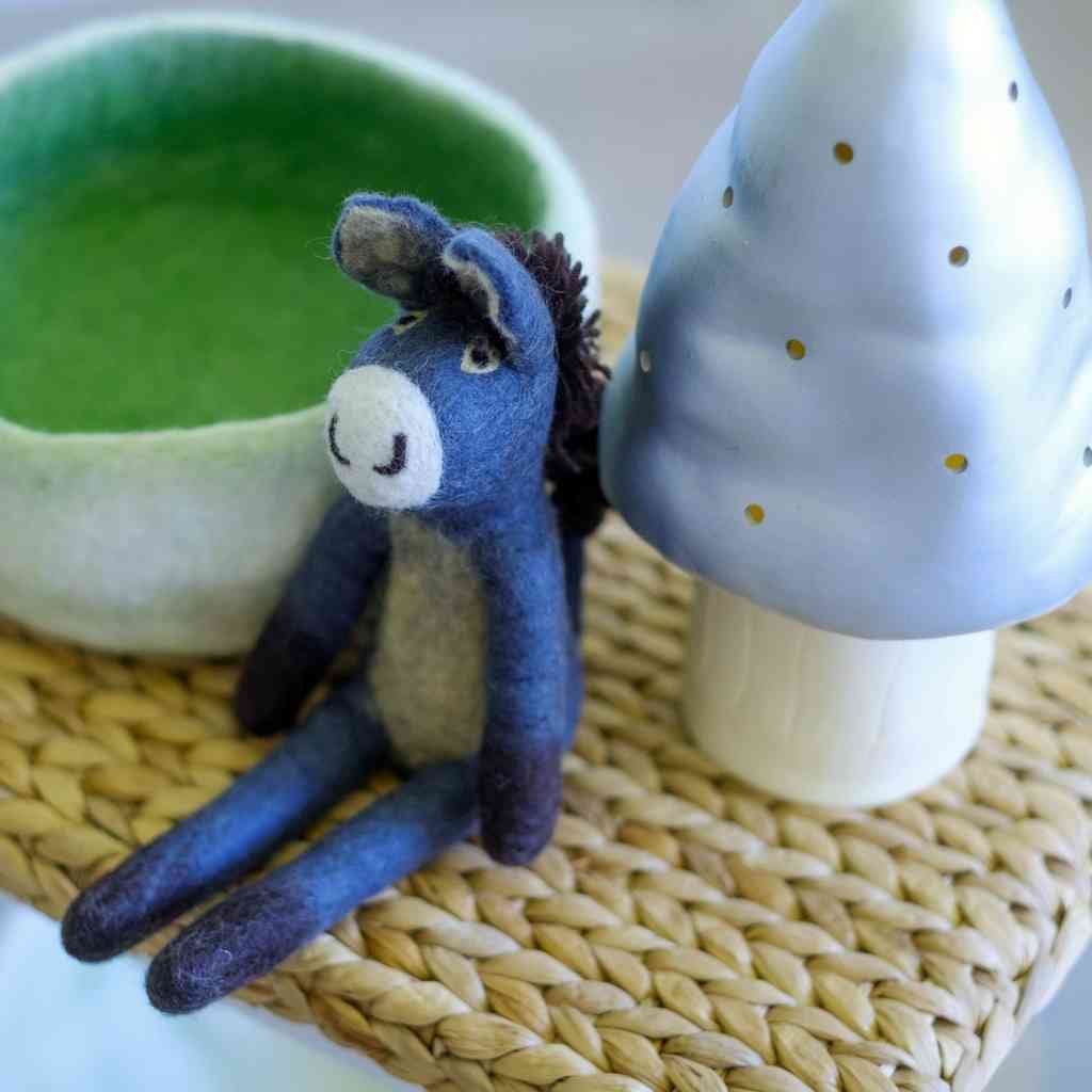 Donkey Felt Animal - Tik Tak Design Co.