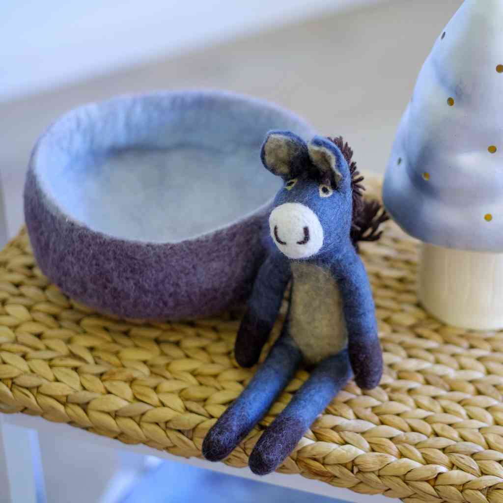Donkey Felt Animal - Tik Tak Design Co.