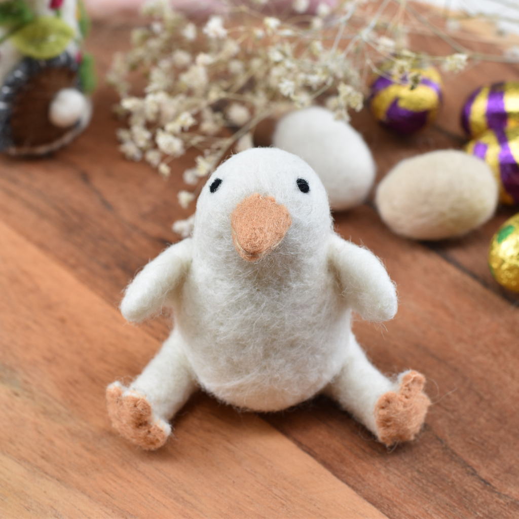 Felted Duck  Handcrafted designs from Tik Tak Design Co.