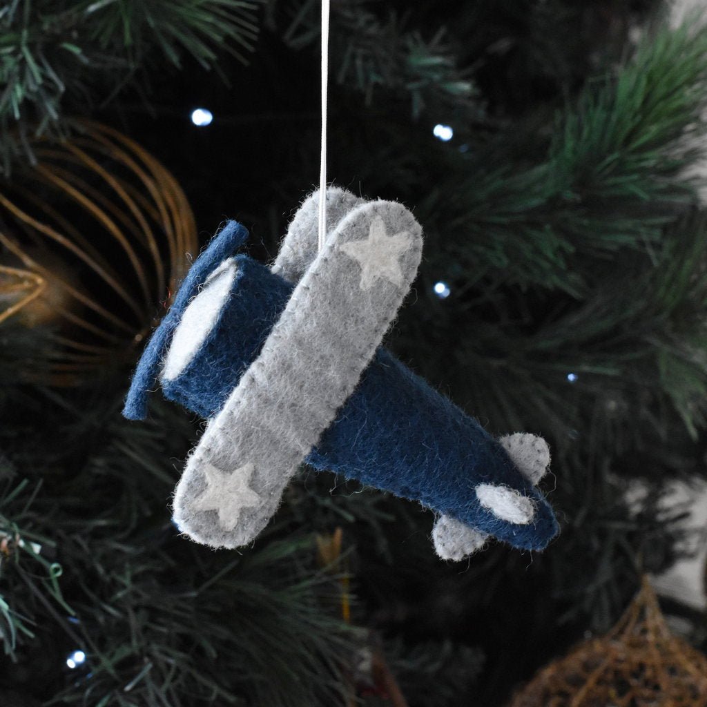 Felt Biplane - Tik Tak Design Co.