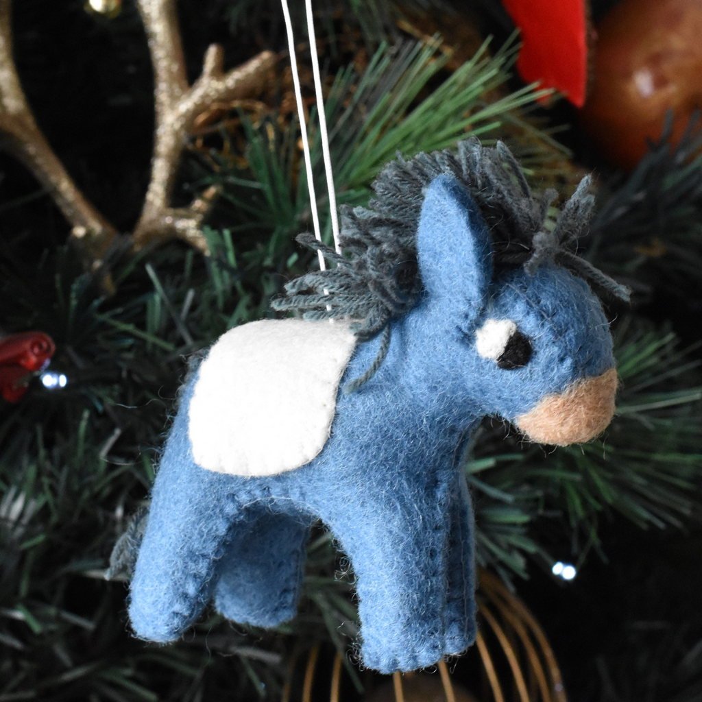 Felt Donkey Decoration - Tik Tak Design Co.