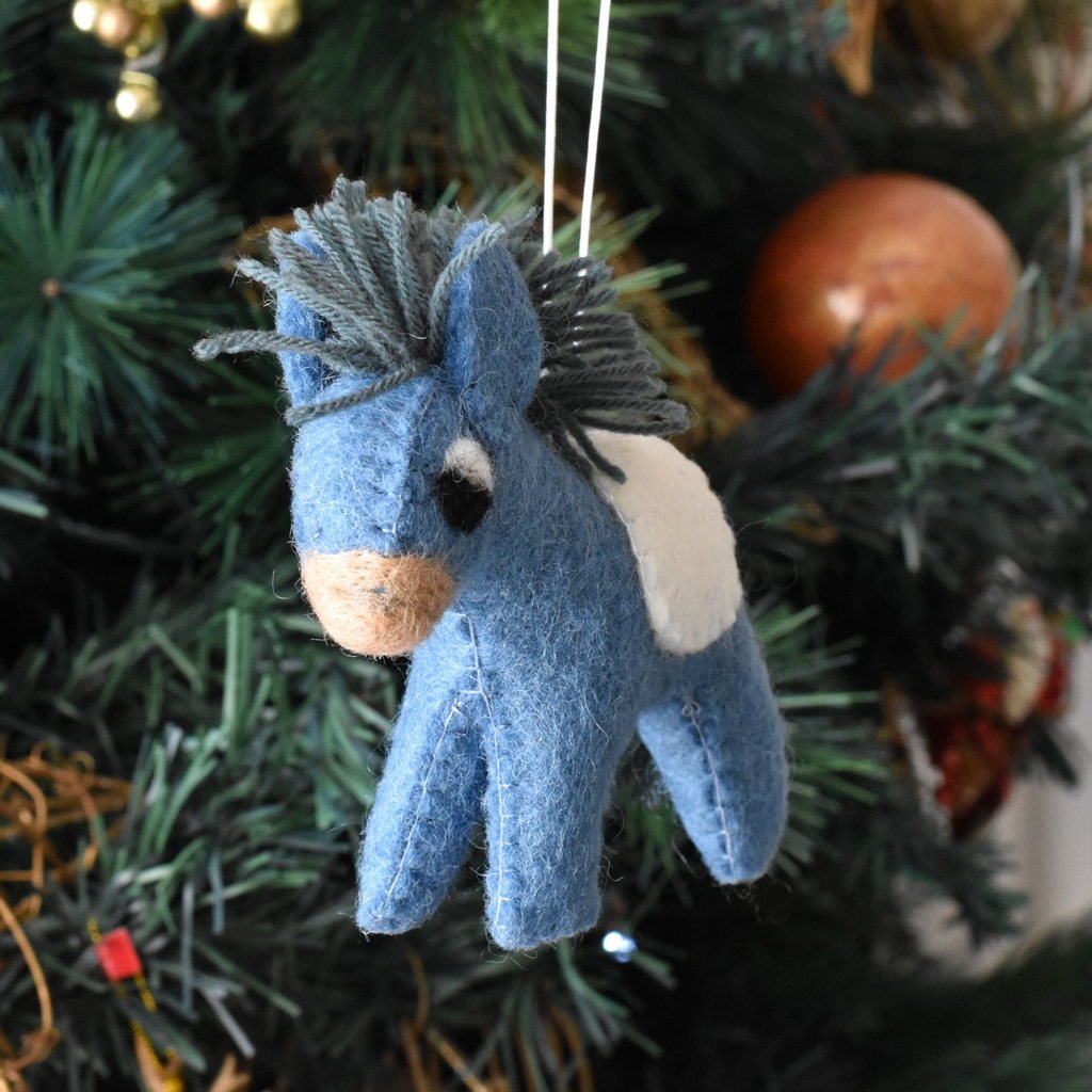 Felt Donkey Decoration - Tik Tak Design Co.