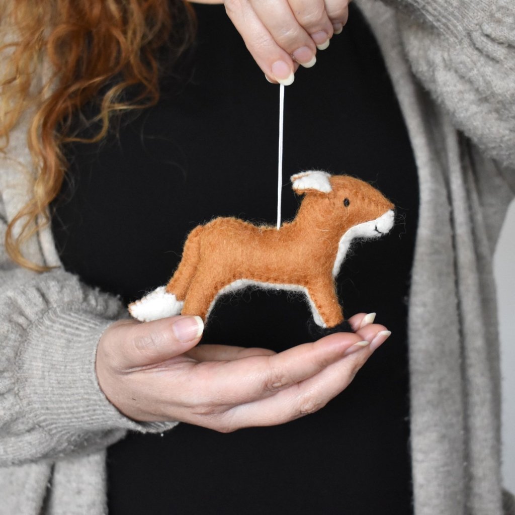 Felt Fox Decoration - Tik Tak Design Co.