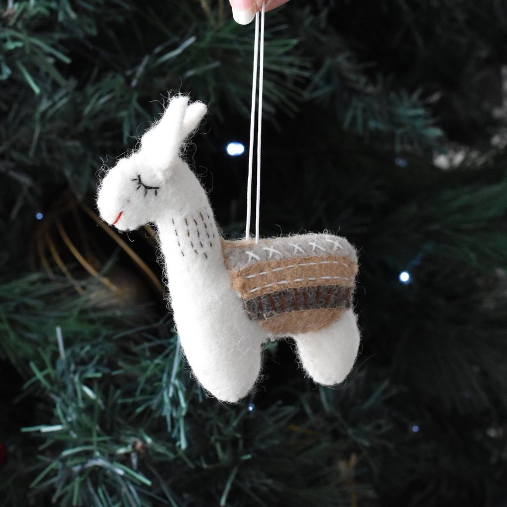 Felt Llama Decoration - Camel - Tik Tak Design Co.