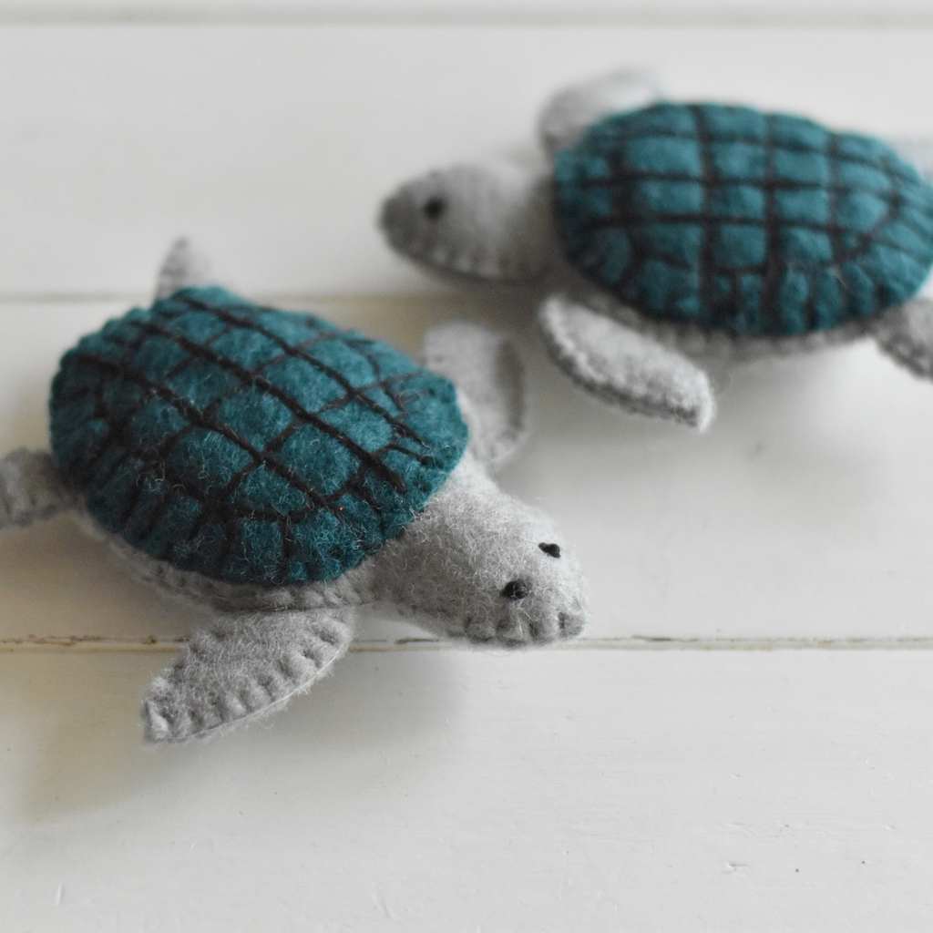 Felt Sea Turtle - Tik Tak Design Co.