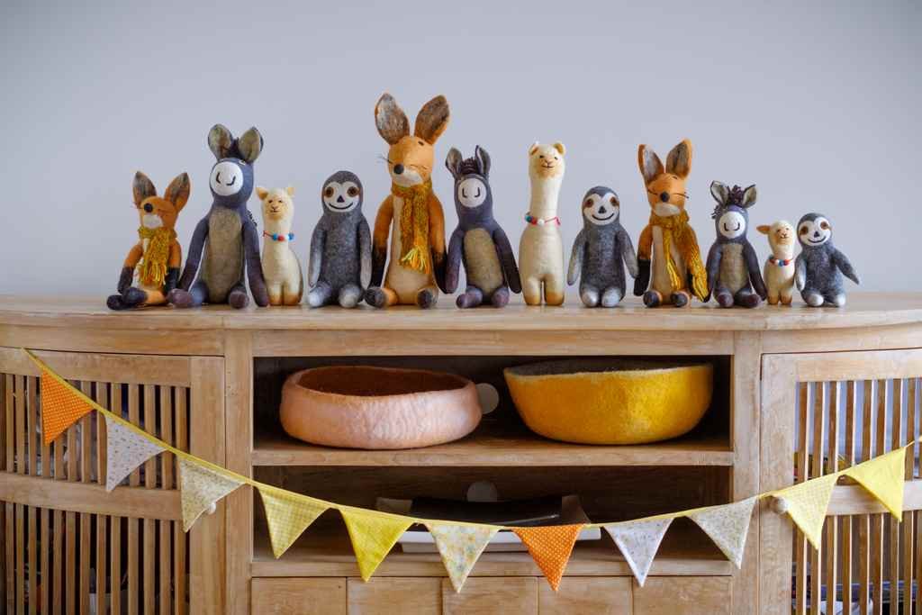 Felt Animals  Whimsical Designs for Nursery and Home - Tik Tak Design Co.