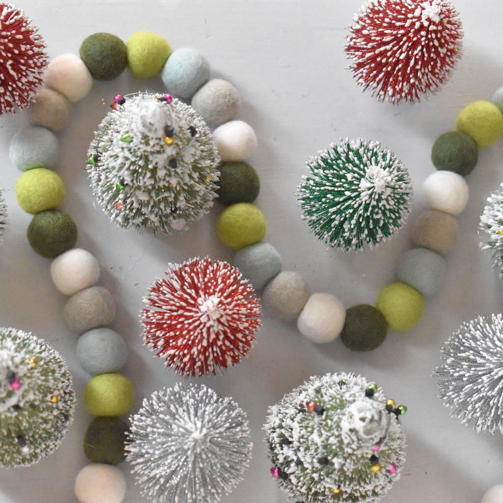 Happy Holidays Christmas Garland - Tik Tak Design Co.