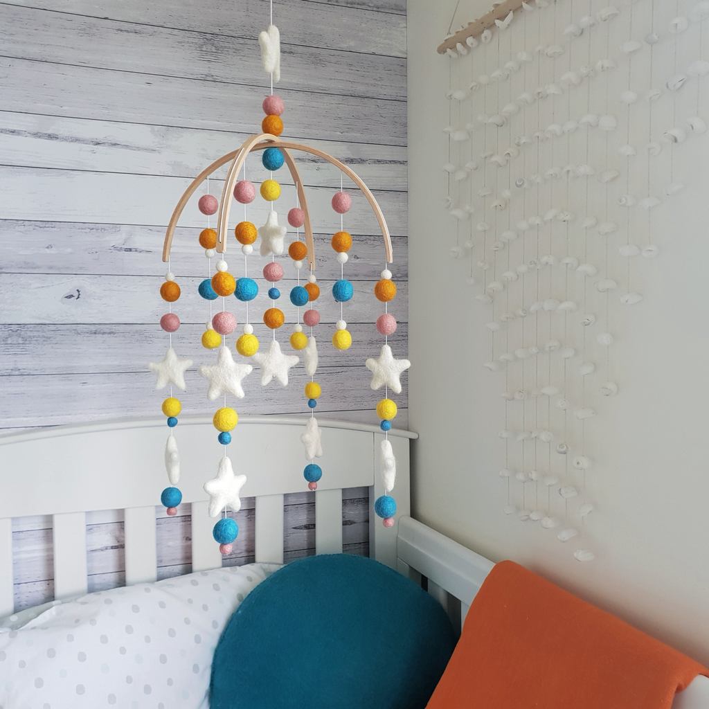 Harlequin Baby Mobile - Tik Tak Design Co.