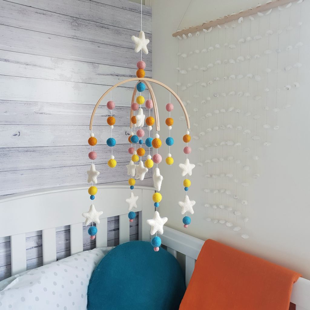 Harlequin Baby Mobile - Tik Tak Design Co.