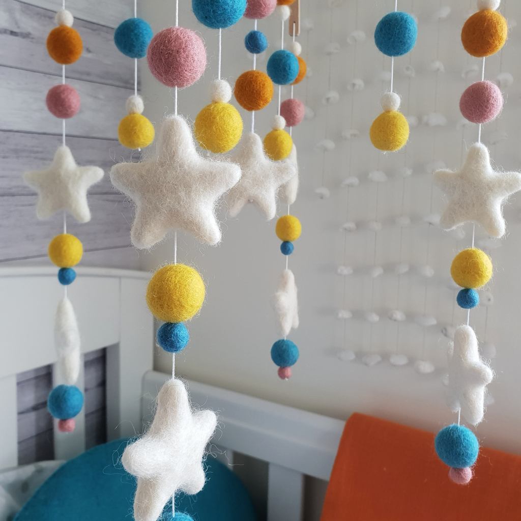 Harlequin Baby Mobile - Tik Tak Design Co.