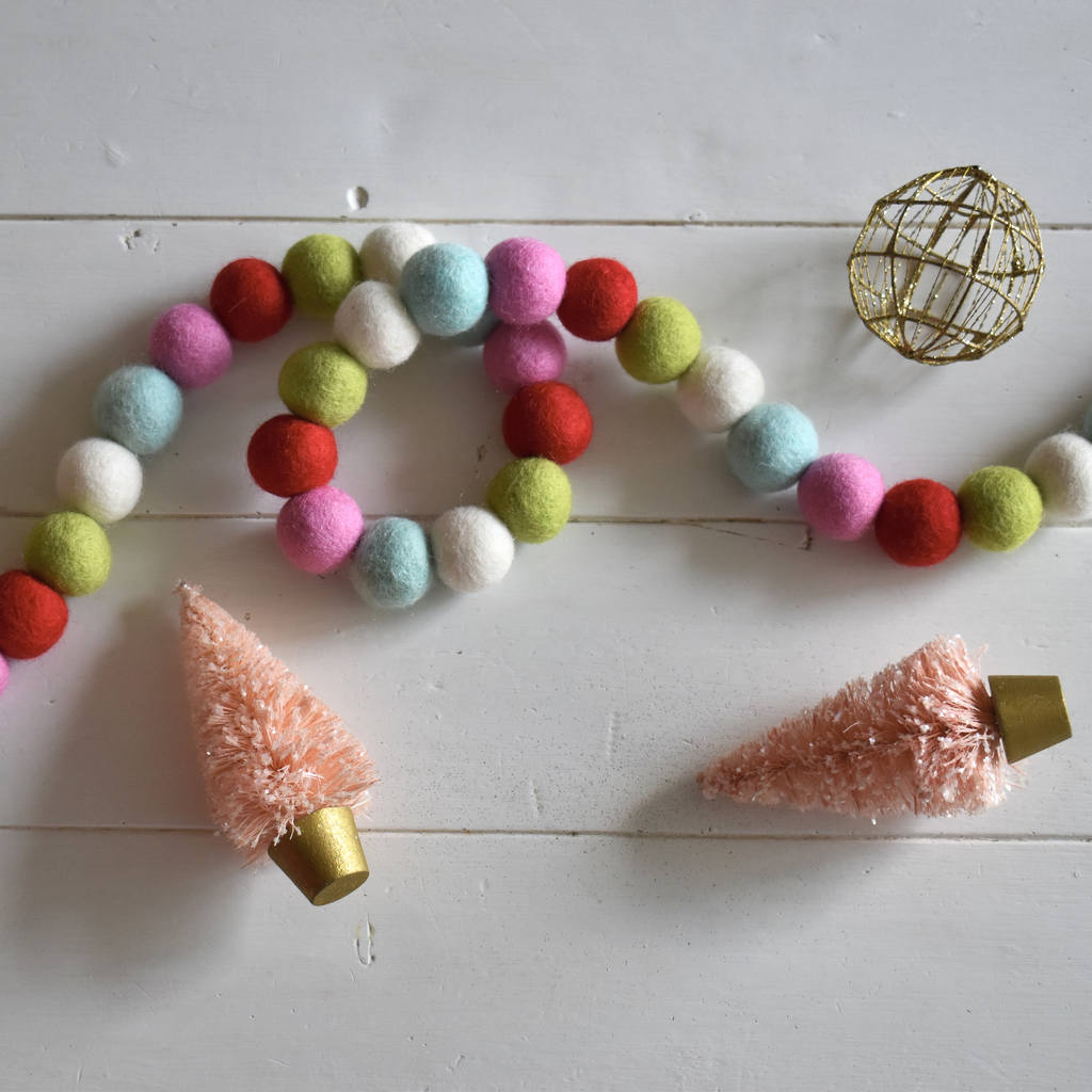 Holiday Cheer Christmas Garland - Tik Tak Design Co.