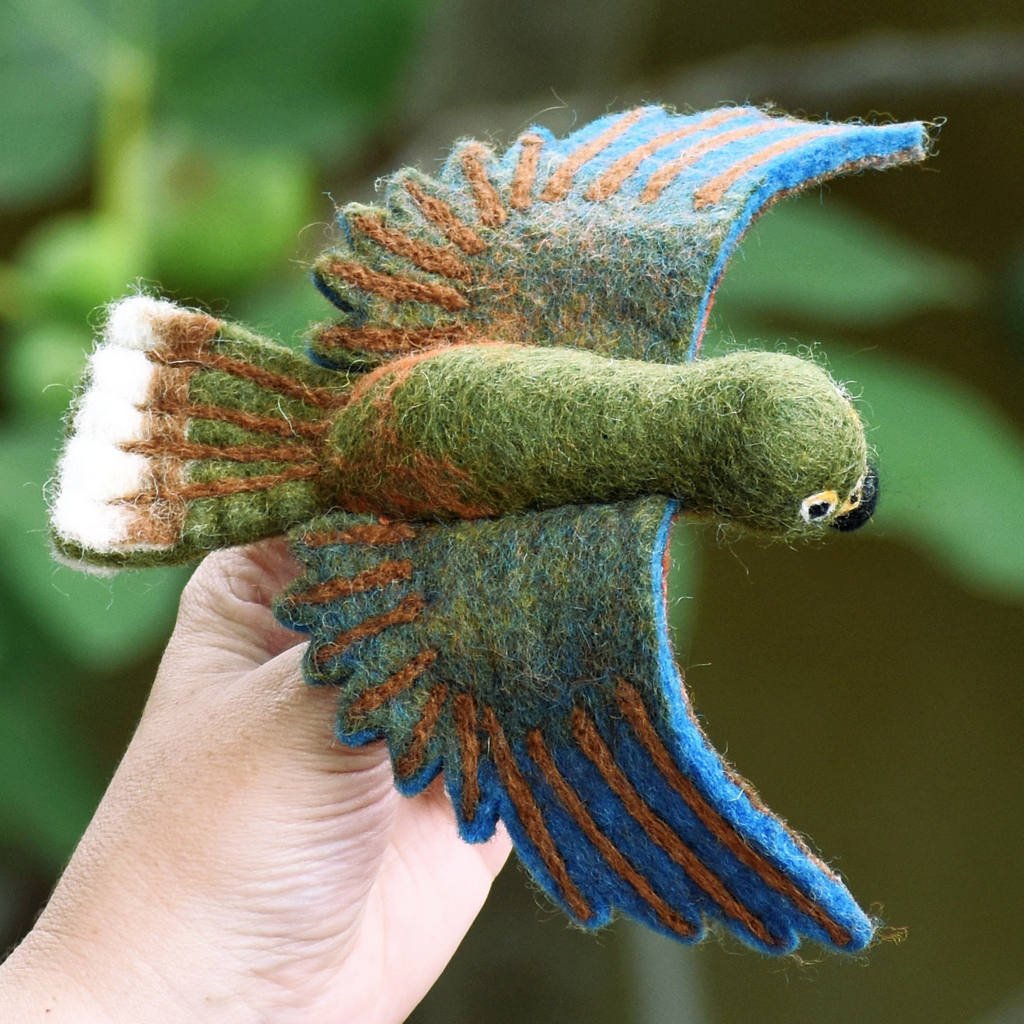 Kea NZ Native Bird - Hand Felted - Tik Tak Design Co.