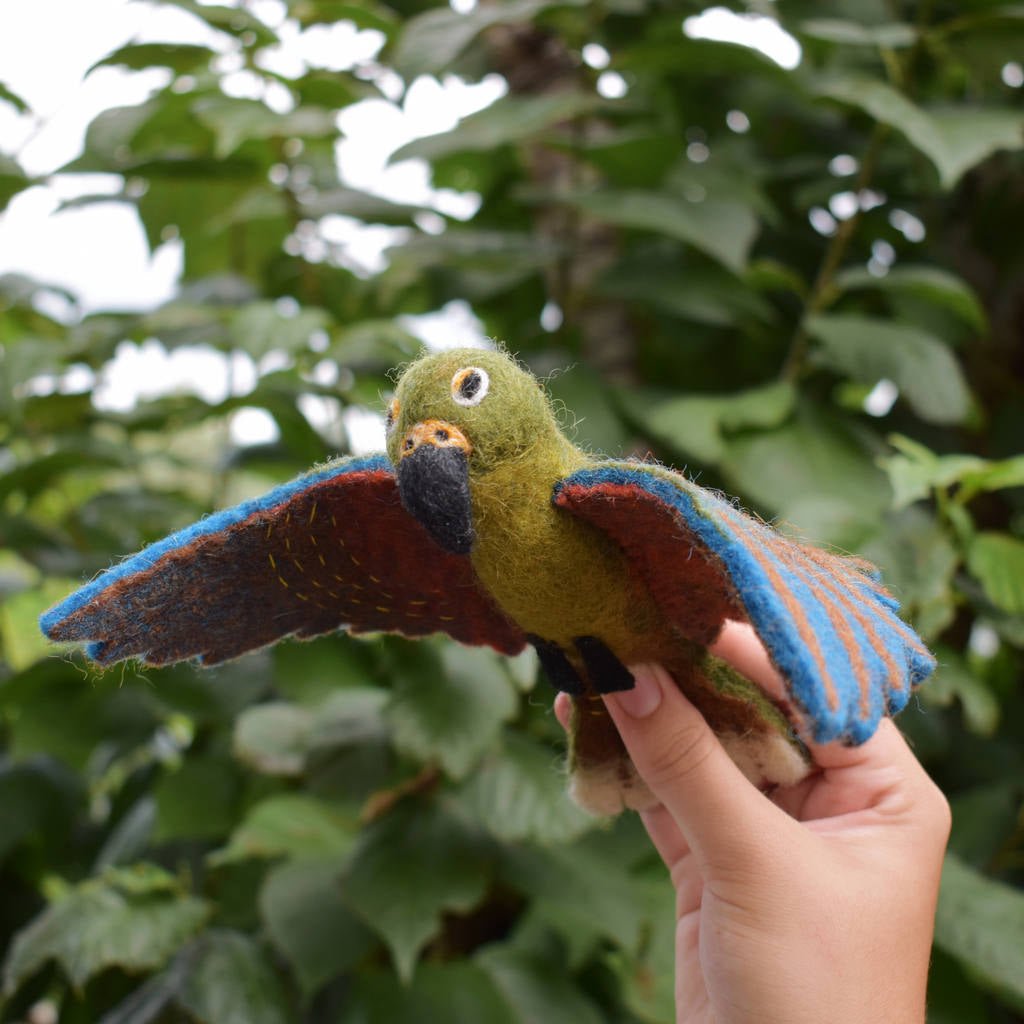 Kea NZ Native Bird - Hand Felted - Tik Tak Design Co.
