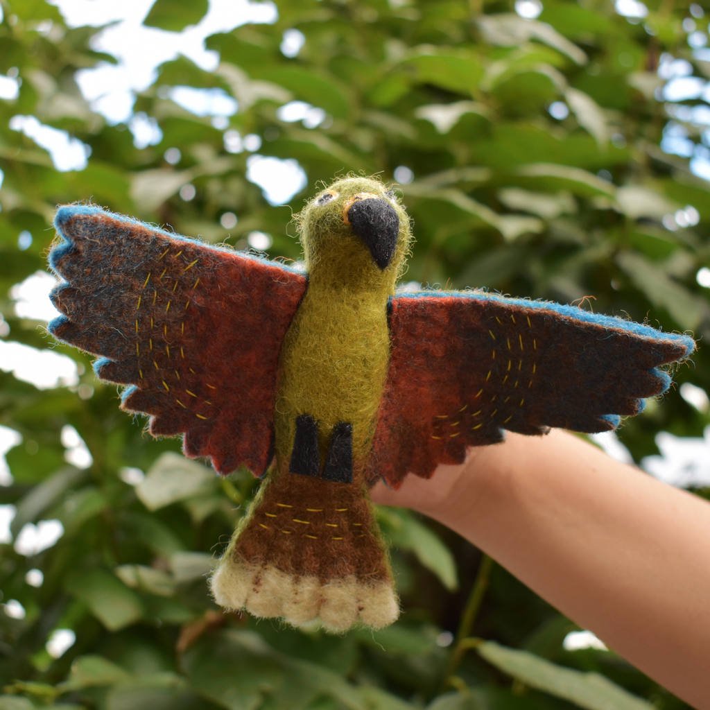 Kea NZ Native Bird - Hand Felted - Tik Tak Design Co.