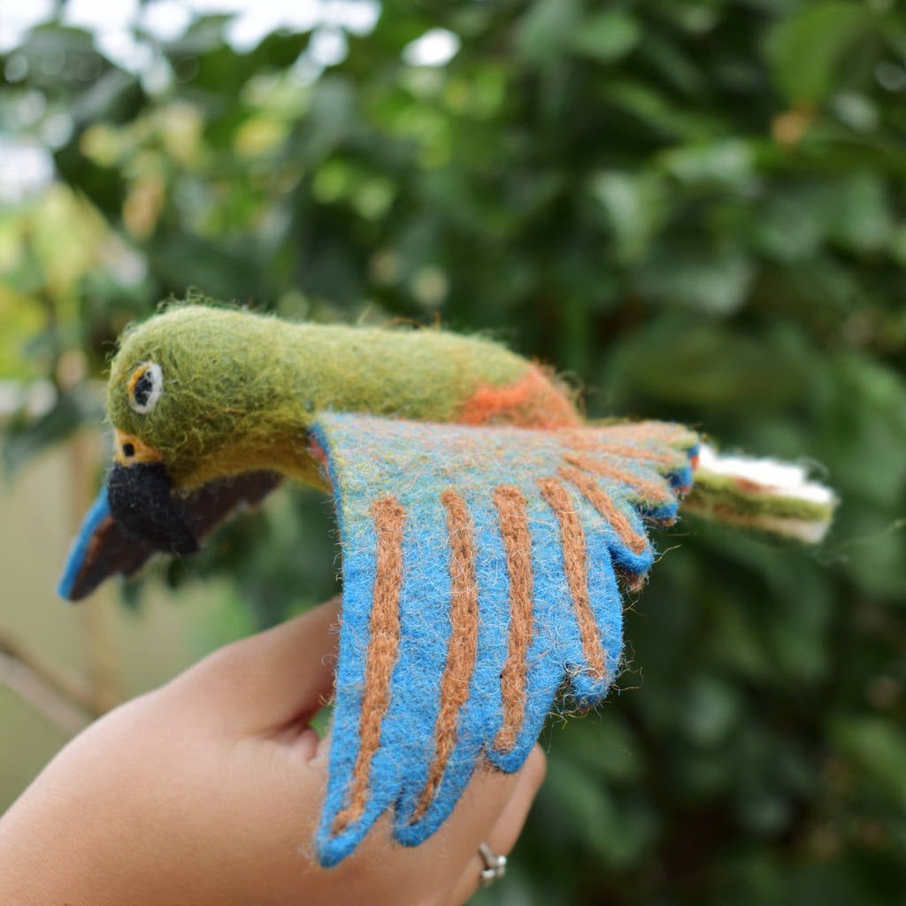 Kea NZ Native Bird - Hand Felted - Tik Tak Design Co.