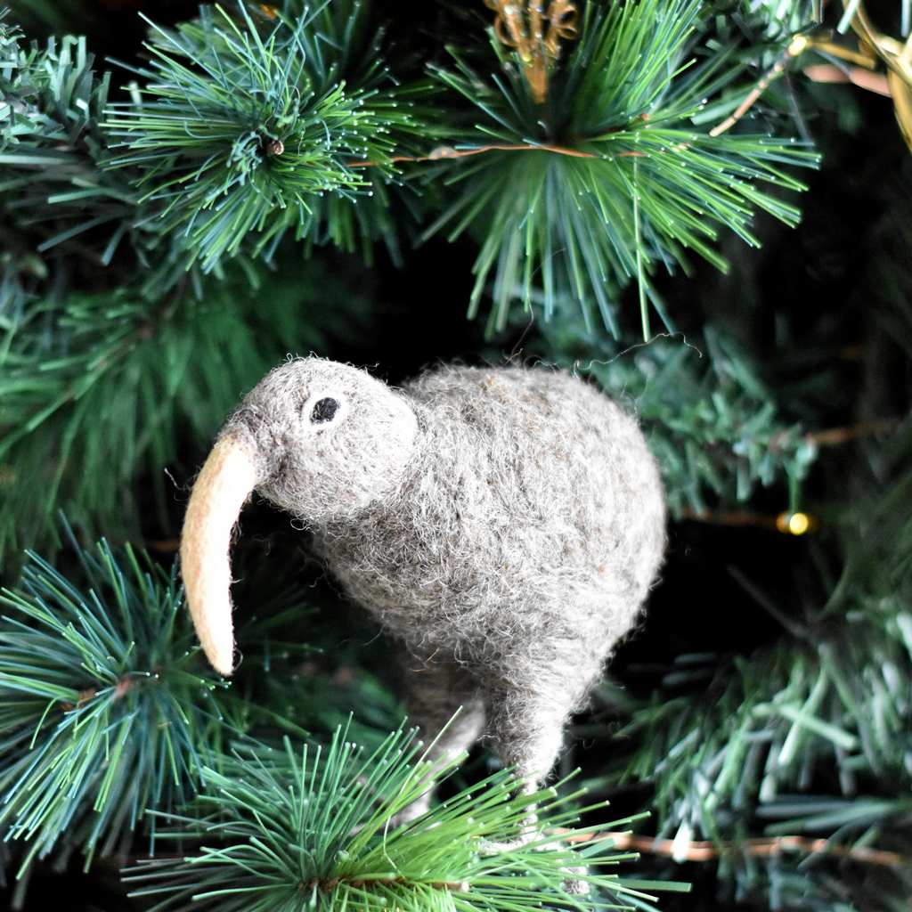 Kiwi NZ Native Bird - Hand Felted - Tik Tak Design Co.