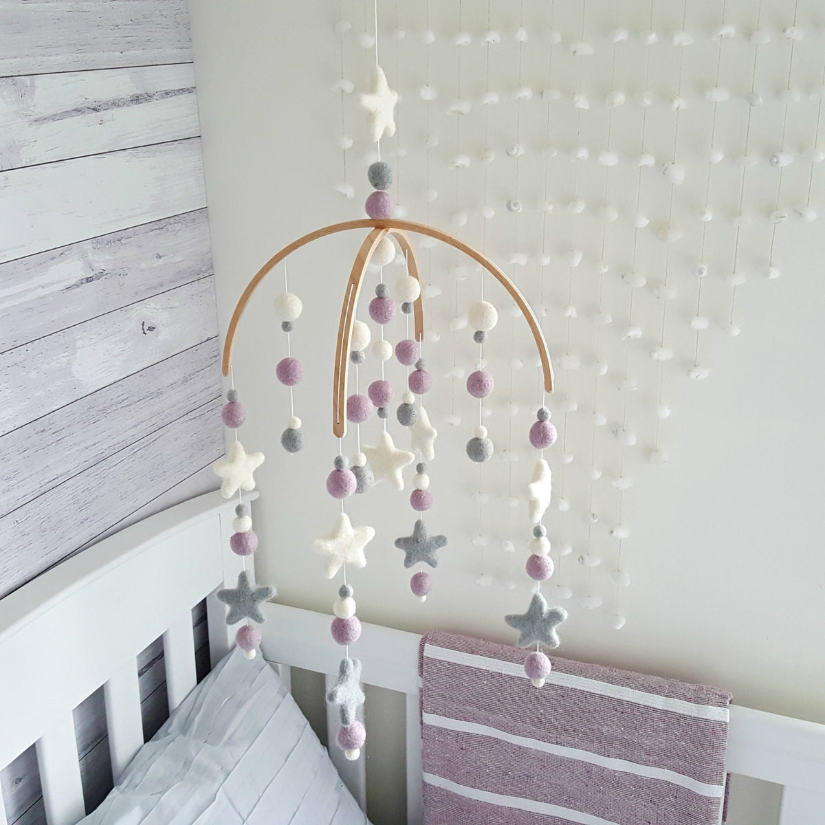 Lavender Fields Baby Mobile - Tik Tak Design Co.