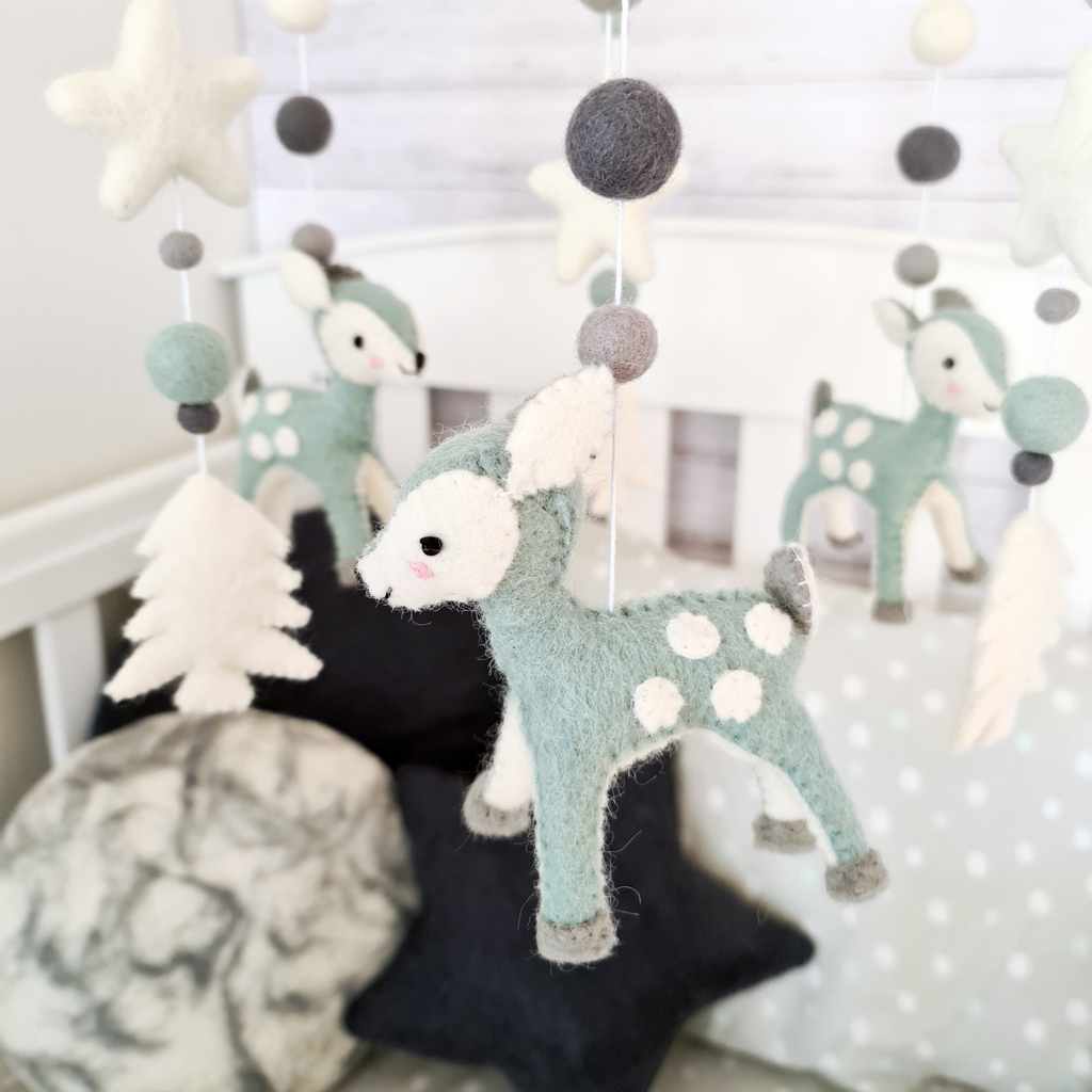 Baby Mobiles Collection 2024 - Safe and Natural Wool Felt Designs