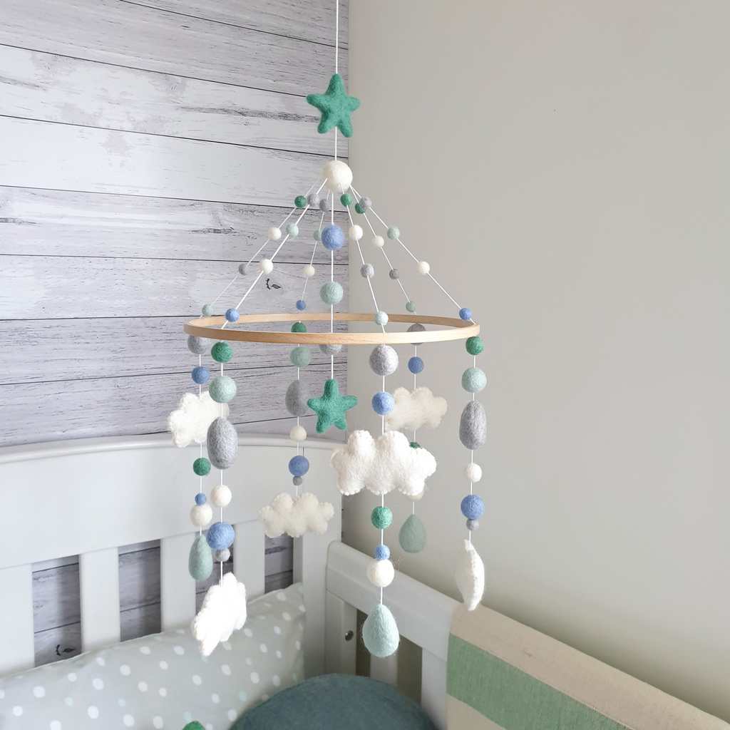 Misty Cloud Mobile - Tik Tak Design Co.