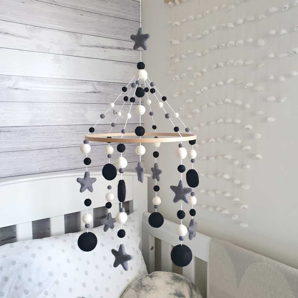 Monochrome Contemporary Mobile - Tik Tak Design Co.