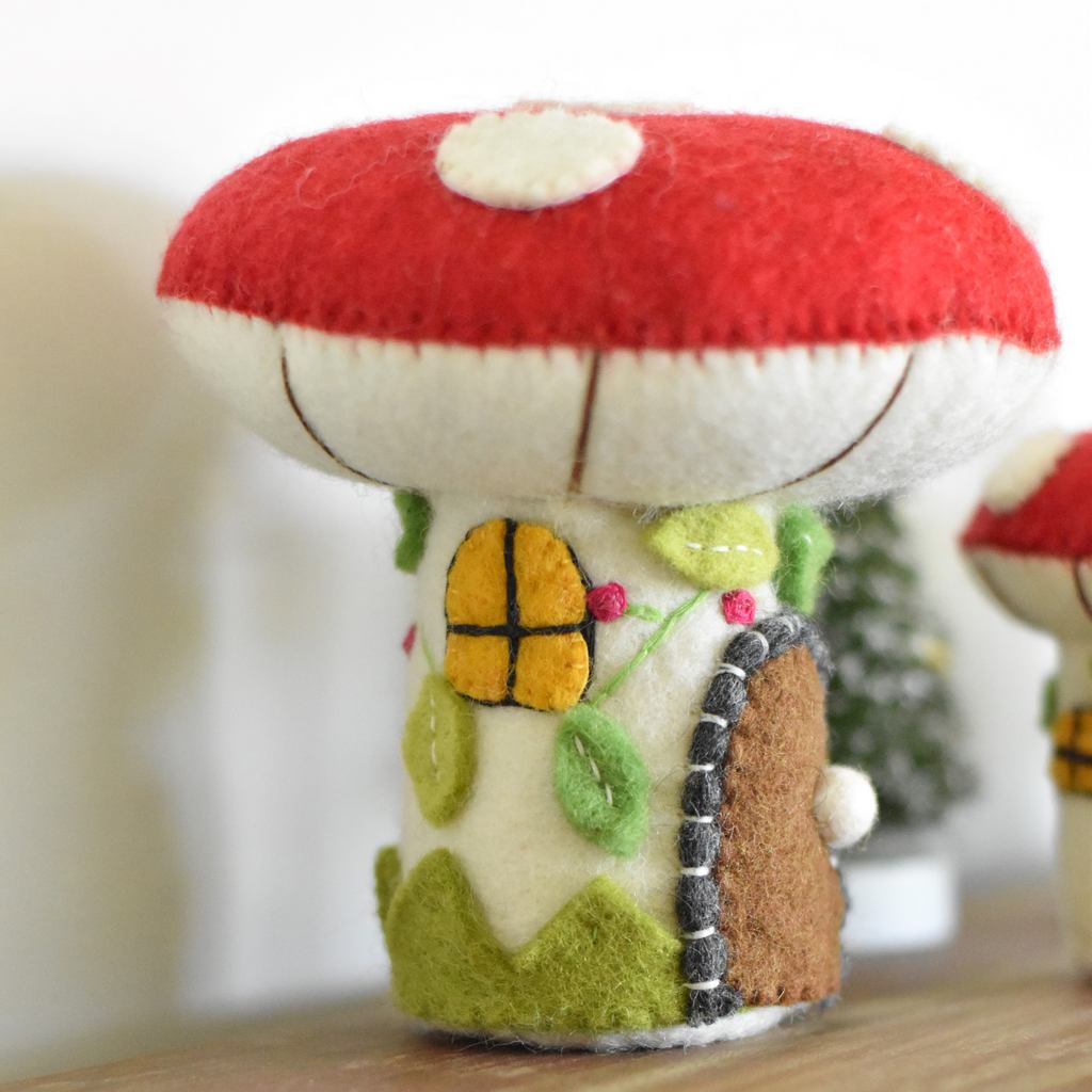 Toadstool Home - Large - Tik Tak Design Co.