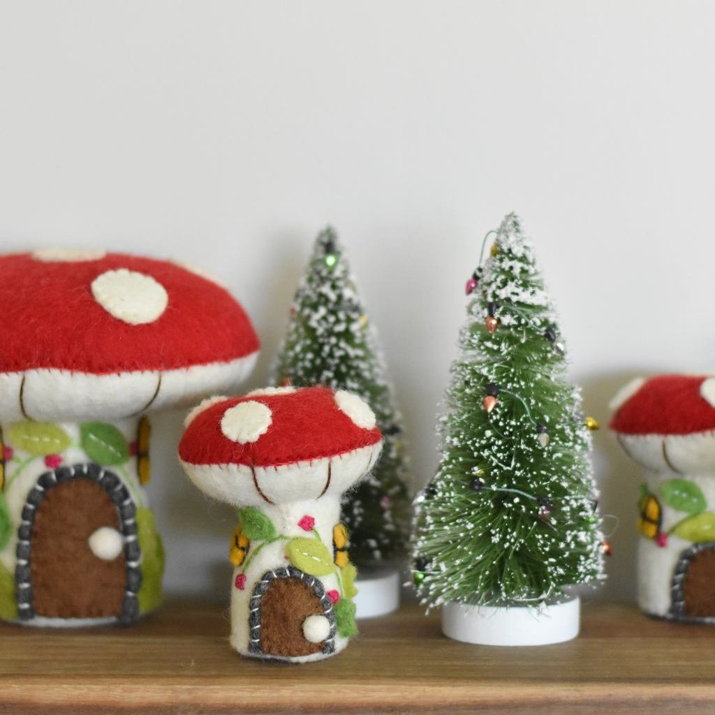Toadstool Home - Small - Tik Tak Design Co.
